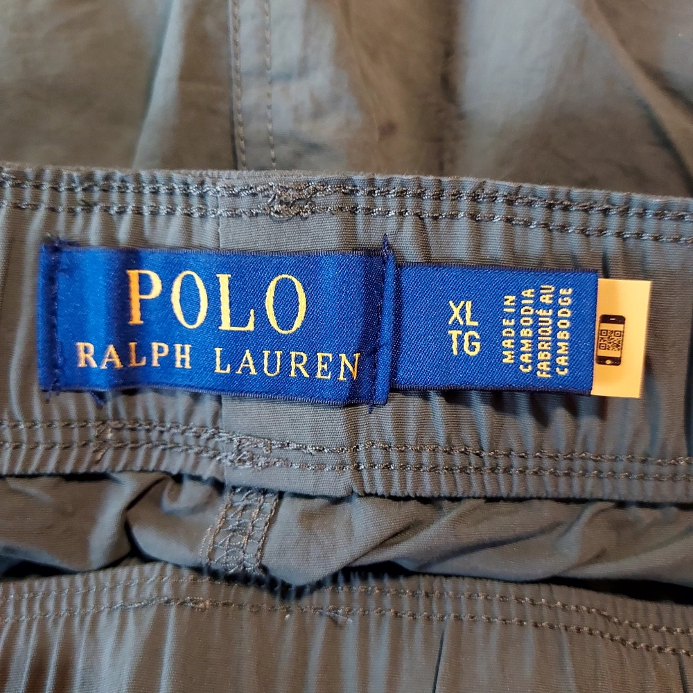 Polo Ralph Lauren NWT's Slide-Belted Elastic Waist Straight Leg Shorts Green XL - Picture 3 of 7